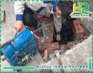 Máy nén khí dùng để thông cống